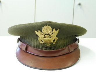 U.S. Army WWII Officers crusher cap, Kopfgröße 54