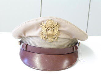 U.S. Army WWII Officers crusher cap, khaki