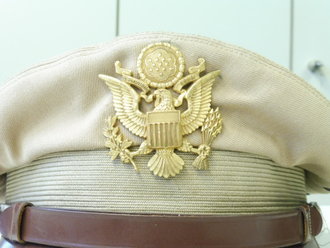 U.S. Army WWII Officers crusher cap, khaki