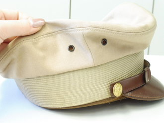 U.S. Army WWII Officers crusher cap, khaki