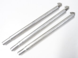 Bundeswehr, Zeltbahn mit drei Stangegmenten und drei Häringen. Ausführung ab Anfang der 70iger Jahre