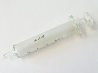 U.S. Army WWII, Glass,hypodermic syringe