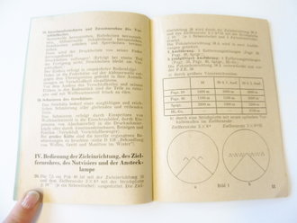 Merkblatt 47b/36 " Bedienungs- und Schießanleitung für die 7,5cm Pak 40 ( Sf.) vom 7.4.44. Kleinformat, 32 Seiten