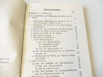 Beschreibung, Handhabung und Bedienung des MG34. Teil 1 und 2 von 1940