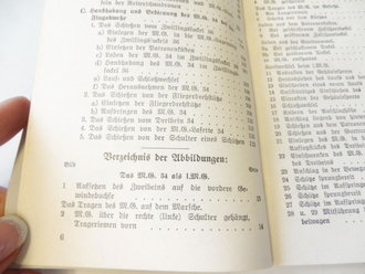 Beschreibung, Handhabung und Bedienung des MG34. Teil 1 und 2 von 1940