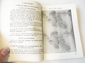 Beschreibung, Handhabung und Bedienung des MG34. Teil 1 und 2 von 1940