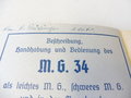 Beschreibung, Handhabung und Bedienung des MG34. Teil 1 und 2 von 1940