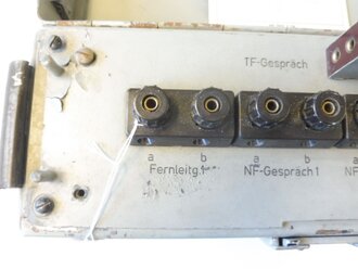 Überbrückungszusatz für Trägerfrequenzverbindungen datiert 1943. Originallack, Funktion nicht geprüft