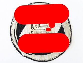 Waffen SS Sporthemdabzeichen mit Rückseitgem RZM Etikett