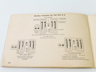 D. ( Luft ) 5001 " Horrido, Des Jägers Schiessfibel"  Ausgabe Juni 1944. 35 Seiten, gebraucht