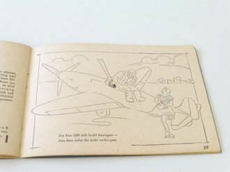 D. ( Luft ) 5001 " Horrido, Des Jägers Schiessfibel"  Ausgabe Juni 1944. 35 Seiten, gebraucht