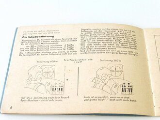 D. ( Luft ) 5001 " Horrido, Des Jägers Schiessfibel"  Ausgabe Juni 1944. 35 Seiten, gebraucht