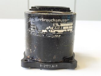 Luftwaffe elektischer Verbrauchsmesser, Anforderungszeichen: Fl XXX, 9-2173 A-1, Funktion nicht geprüft, in der originalen Umverpackung