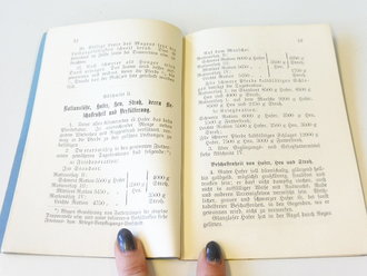 1. Weltkrieg, D.V. 392 " Anleitung zur Fütterung der Dienstpferde" datiert 1914, 36 Seiten