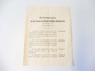 Sachsen, Bestimmungen aus den Statuten des Königlich sächsischen Albrechtsordens vom 31. Dezember 1850