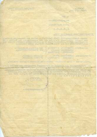 NSKK , Anschreiben bezüglich bezüglich Preisverleihung des goldenen Ehrenschild für Mannschaftswertung in der Geländefahrt 1936