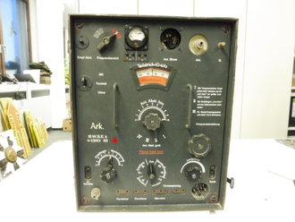 15 Watt Sender Empfänger b datiert 1943. Originallack,mit...