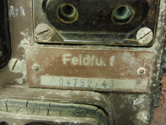 Feldfunksprecher f ( Feldfu.f ) datiert 1943....
