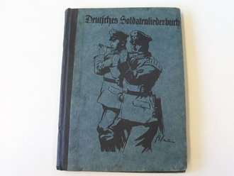 Deutsches Soldatenliederbuch datiert 1921, 140 Seiten, Stempel Reiter Regiment Nr.9