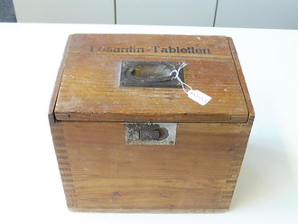 Holzkasten " Losantin Tabletten" Wehrmacht .20...