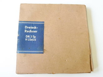 Luftwaffe, Verpackung zum Dreieckrechner DR 3Tp