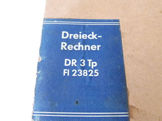 Luftwaffe, Verpackung zum Dreieckrechner DR 3Tp