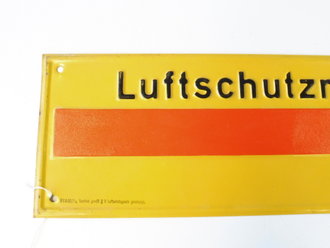 Blechschild " Luftschutzraum" Originallack, 42...