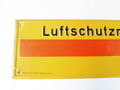 Blechschild " Luftschutzraum" Originallack, 42 x 15cm