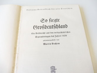 So siegte Großdeutschland, DIN A5 Bildband