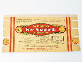 Verpackung " Schram´s Eier Spaghetti...