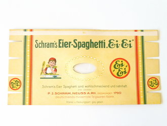 Verpackung "  Schram´s Eier Spaghetti "...
