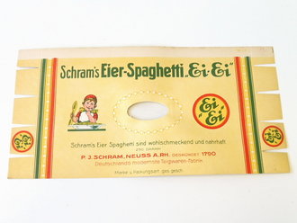 Verpackung "  Schram´s Eier Spaghetti "...