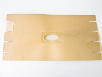 Verpackung "  Schram´s Eier-Röhrchen "  Maße  14,5 x 29 cm, ungebrauchtes Firmenmuster