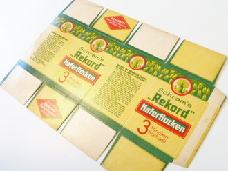 Verpackung "  Schram´s Rekord Haferflocken...