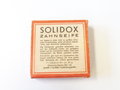 Solidox Zahnseife, ungeöffnet, Preis in Reichsmark