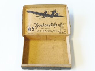 Pack "Sportverkehr " Cigarillos, leer , Steuerbanderole mit Hakenkreuz