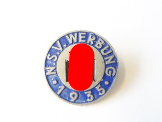 5625h, NS Volkswohlfahrt Abzeichen " NSV Werbung...