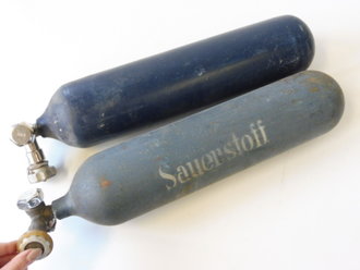 Sauerstoff Ersatzkoffer datiert 1937, alles original lackiert. Verschluss läst sich nur sehr schwer schieben