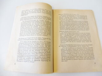 Rede des Führers und Reichskanzlers Adolf Hitler vor dem Reichstag am 21.Mai1935, 47 Seiten, Maße A5