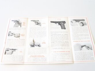 Automatische Browning Pistole Model 10, Verpackung und Anleitung