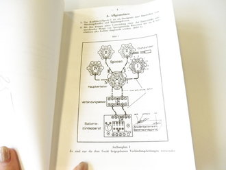 D 405/2 Knalldarstellgerät C, Gebrauchsanleitung vom 25.08.44. Alte Kopie in Bibliotheksbindung, 16 Seiten