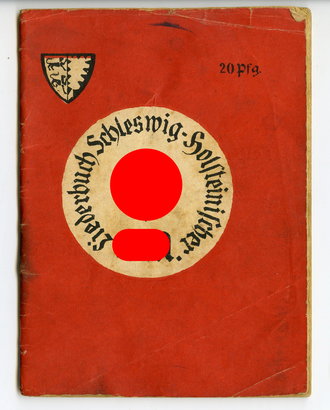 Liederbuch Schleswig-Holsteinischer SA datiert 1932. Kleinformat, 32 Seiten