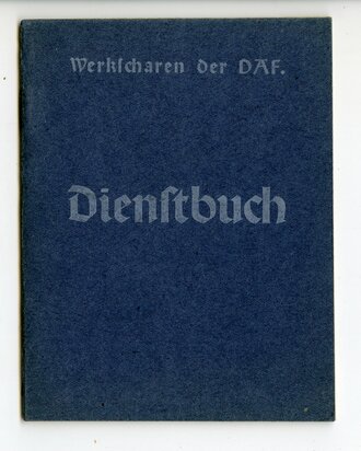 Werkscharen der Deutschen Arbeitsfront, Dienstbuch eines...