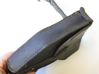 Stellschlüssel für Zeitzünder S/30 (Standartzünder der Flak bei den Kalibern 8,8 cm, 10,5 cm und 12,8 cm) in Tasche. Der seltene Schlüssel in gutem Zustand