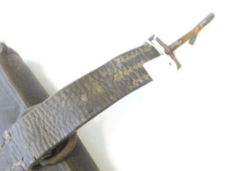 Stellschlüssel für Zeitzünder S/30 (Standartzünder der Flak bei den Kalibern 8,8 cm, 10,5 cm und 12,8 cm) in Tasche. Der seltene Schlüssel in gutem Zustand