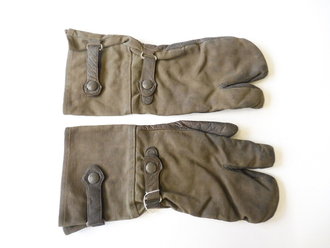 Paar Kradmelder Handschuhe Wehrmacht