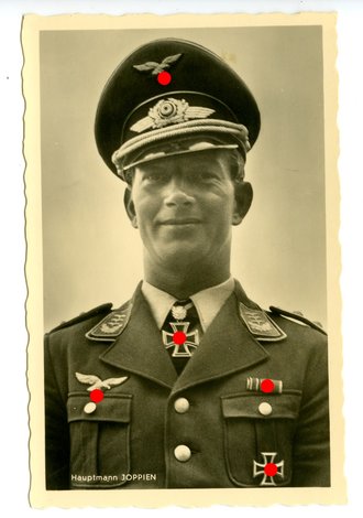 Hoffmann Fotopostkarte Hauptmann Joppien