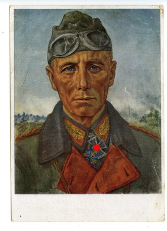 Willrichkarte Generaloberst Rommel, Führer einer Panzerdivision
