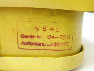 Luftwaffe Notsender NS4c Gerät-Nr. 124-78B - Anforderz. Ln 28973, Originallack, guter Zustand , Funktion nicht geprüft