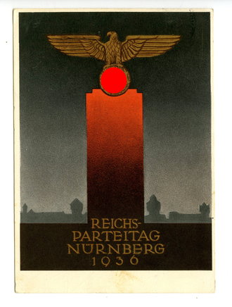 Propaganda Postkarte Reichsparteitag Nürnberg 1936,...